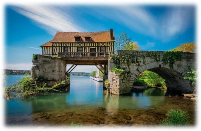 La Petite Maison De Giverny - Privatisation Gite De Charme 5 Etoiles Au Coeur Du Village - 3 Chambres Exterior foto